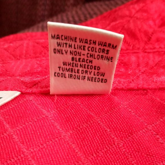 Laura Ashley Textured Button Up Jacket in Red Size XL - Picture 2 of 10